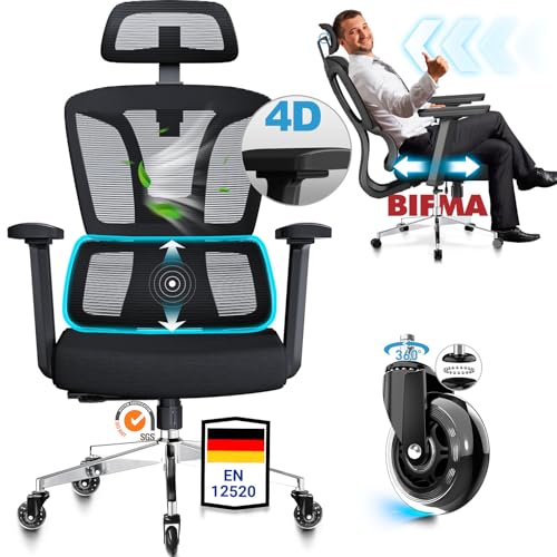 MELOKEA Bürostuhl für 200 kg