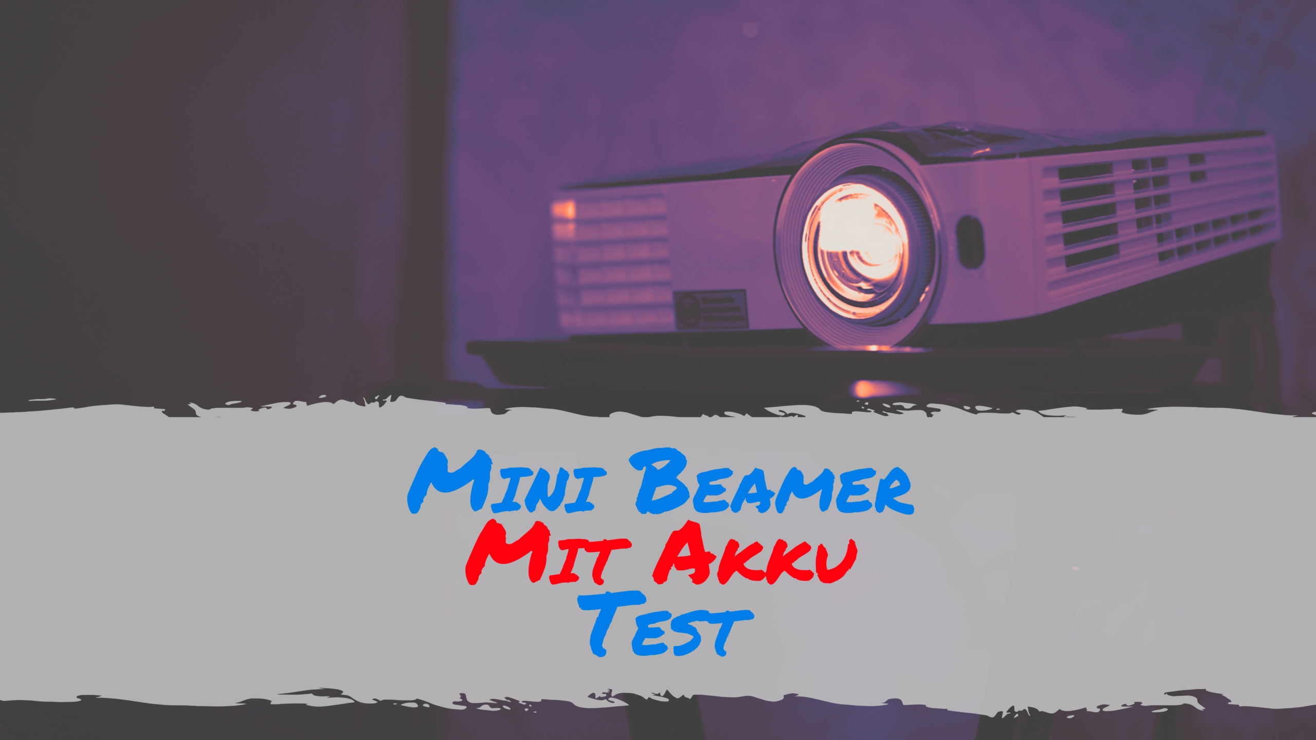 Mini Beamer Mit Akku Test